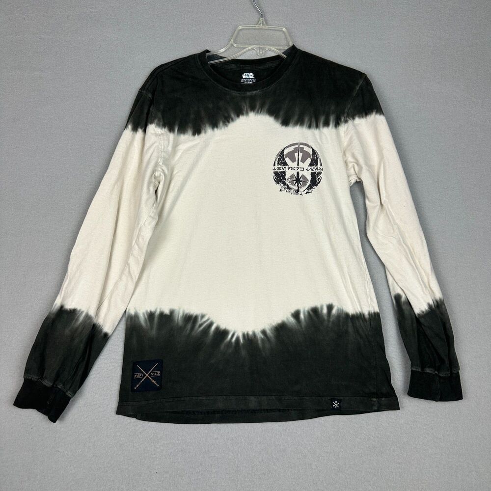 Disney Star Wars Men Small Obi-Wan Darth Vader Heroes Villains Shirt Long Sleeve